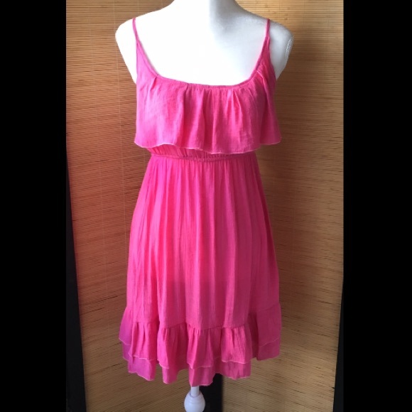 Pink Ruffle Dress - Picture 2 of 7